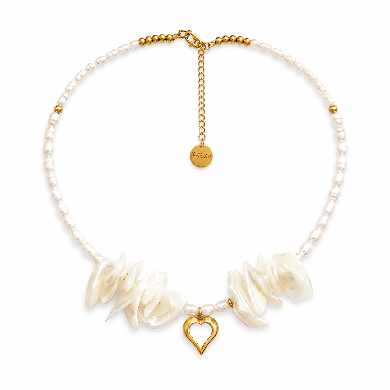 Amour Shell Pearl Necklace