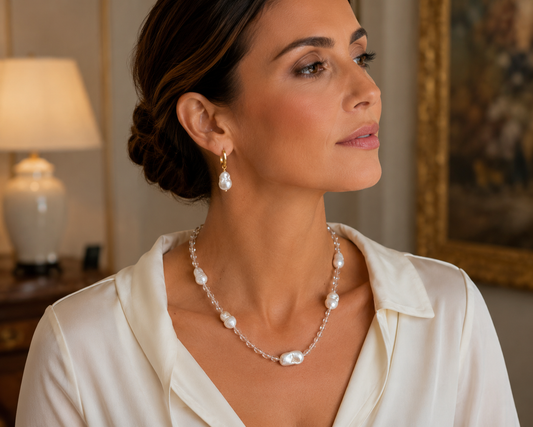 Crystal Baroque Muse Necklace