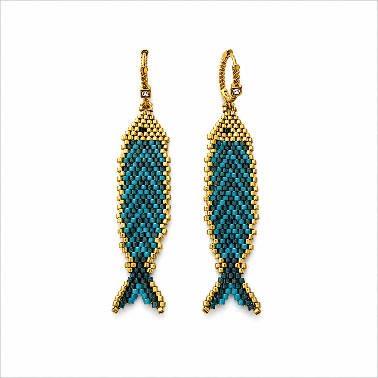 Blue Lagoon Fish Earrings