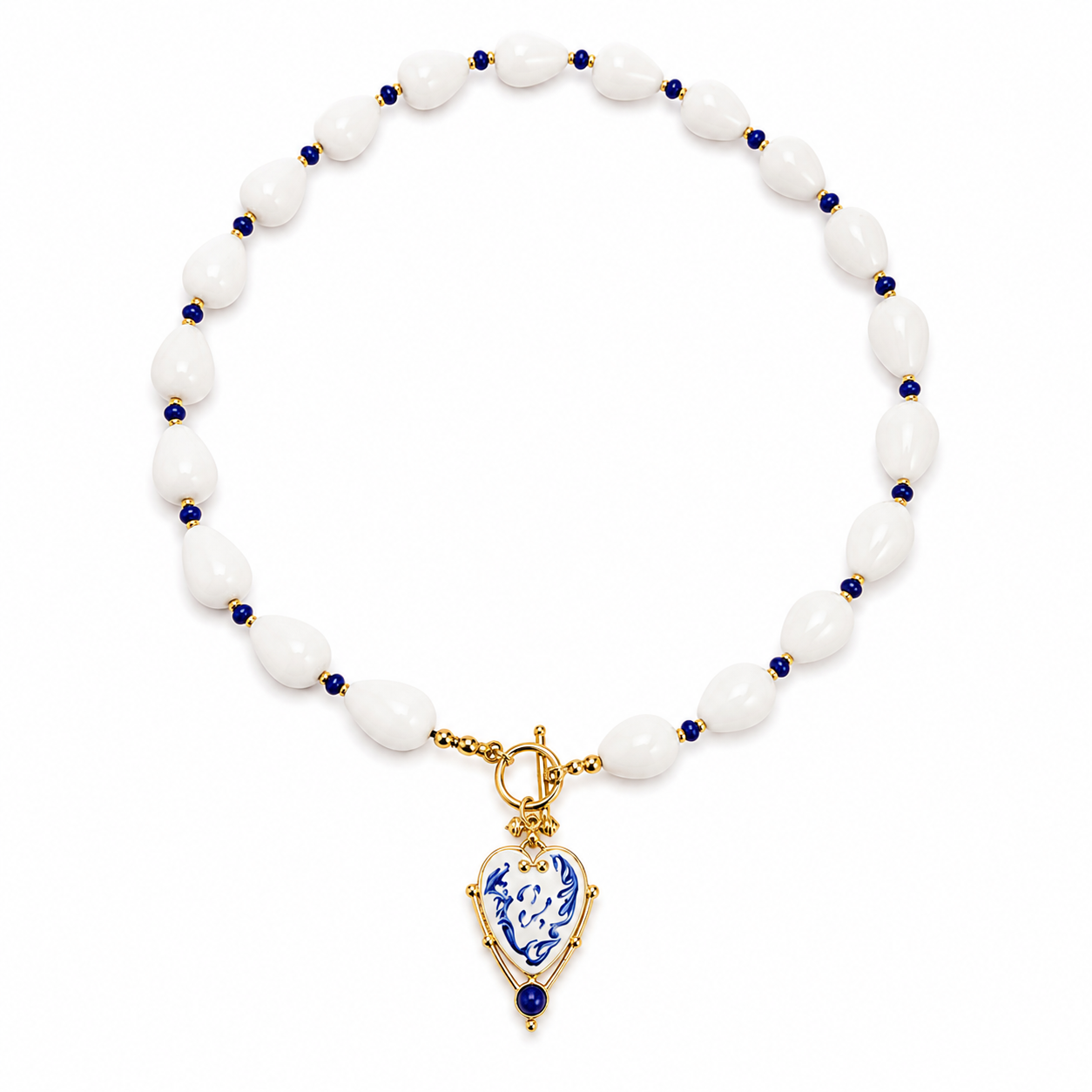 Blue Aegean Heart