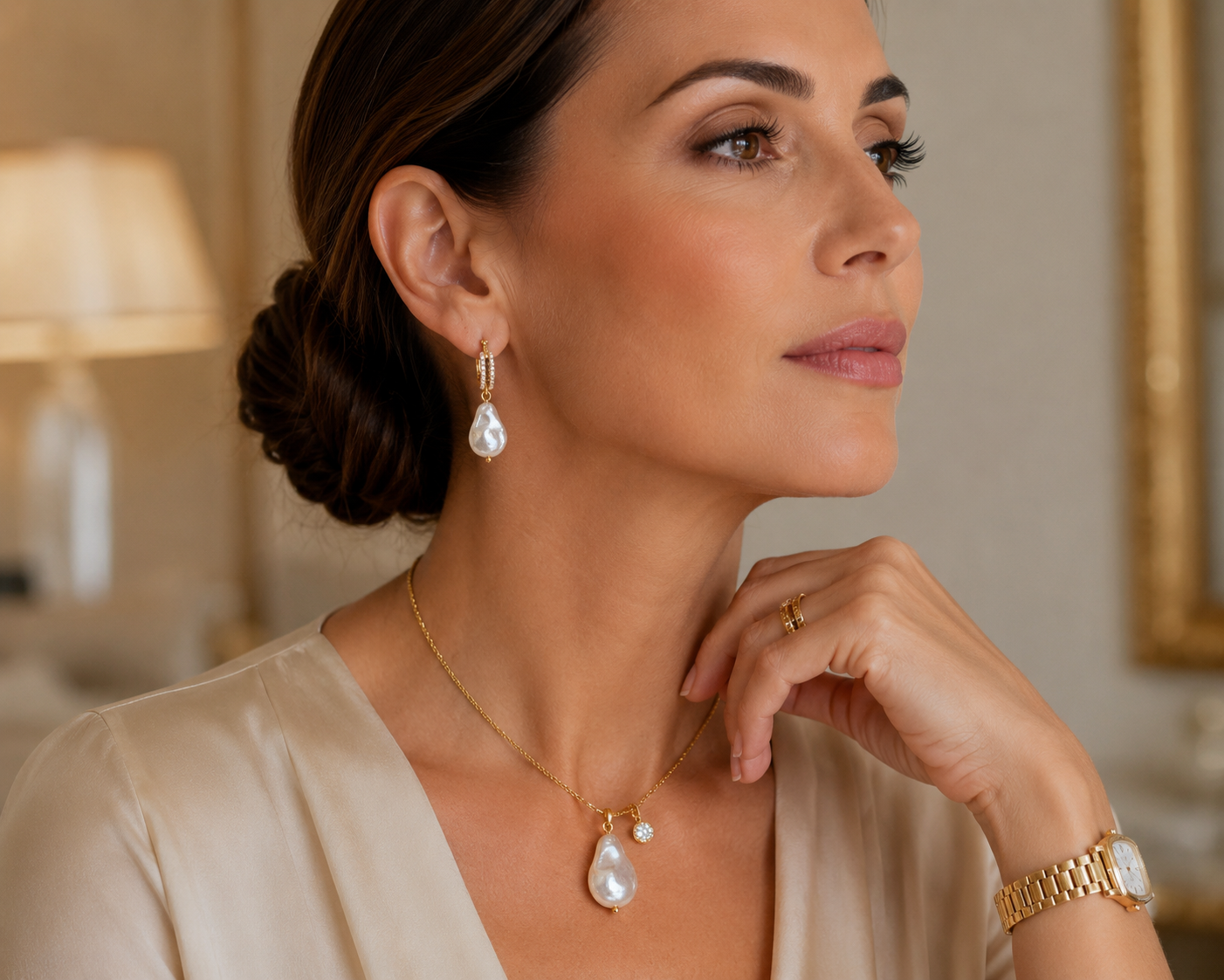 Éclat Baroque Pearl Earrings