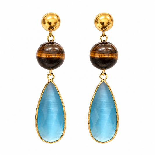 Celestial Teardrop Earrings