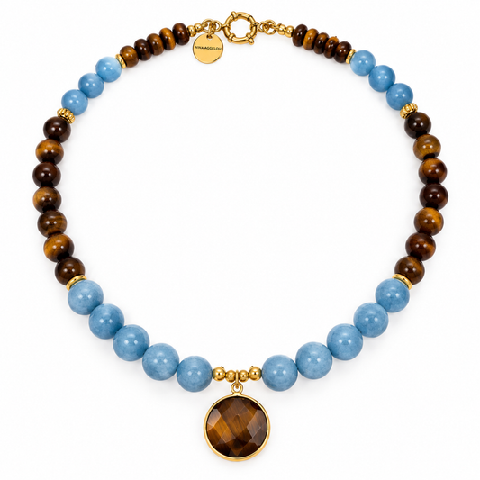 Cocoa Blue Necklace