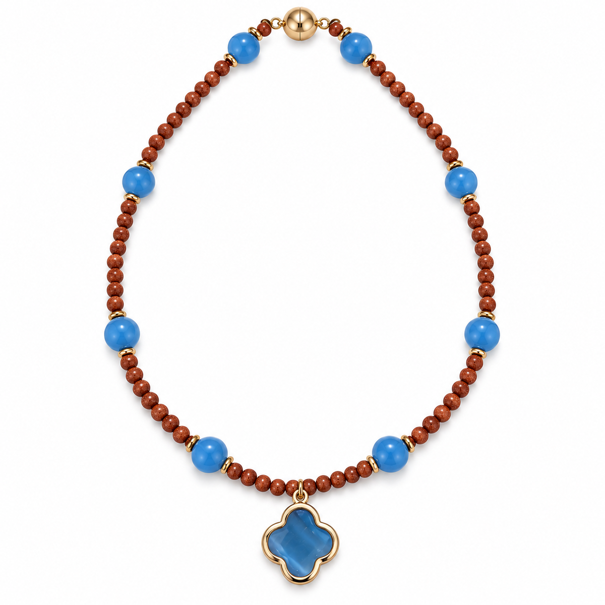 Azure Bloom Necklace