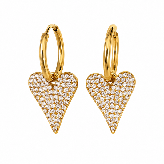 Heartlight Mini Hoops