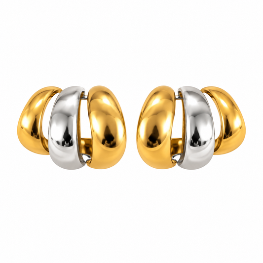 Dual Sculpted Hoops