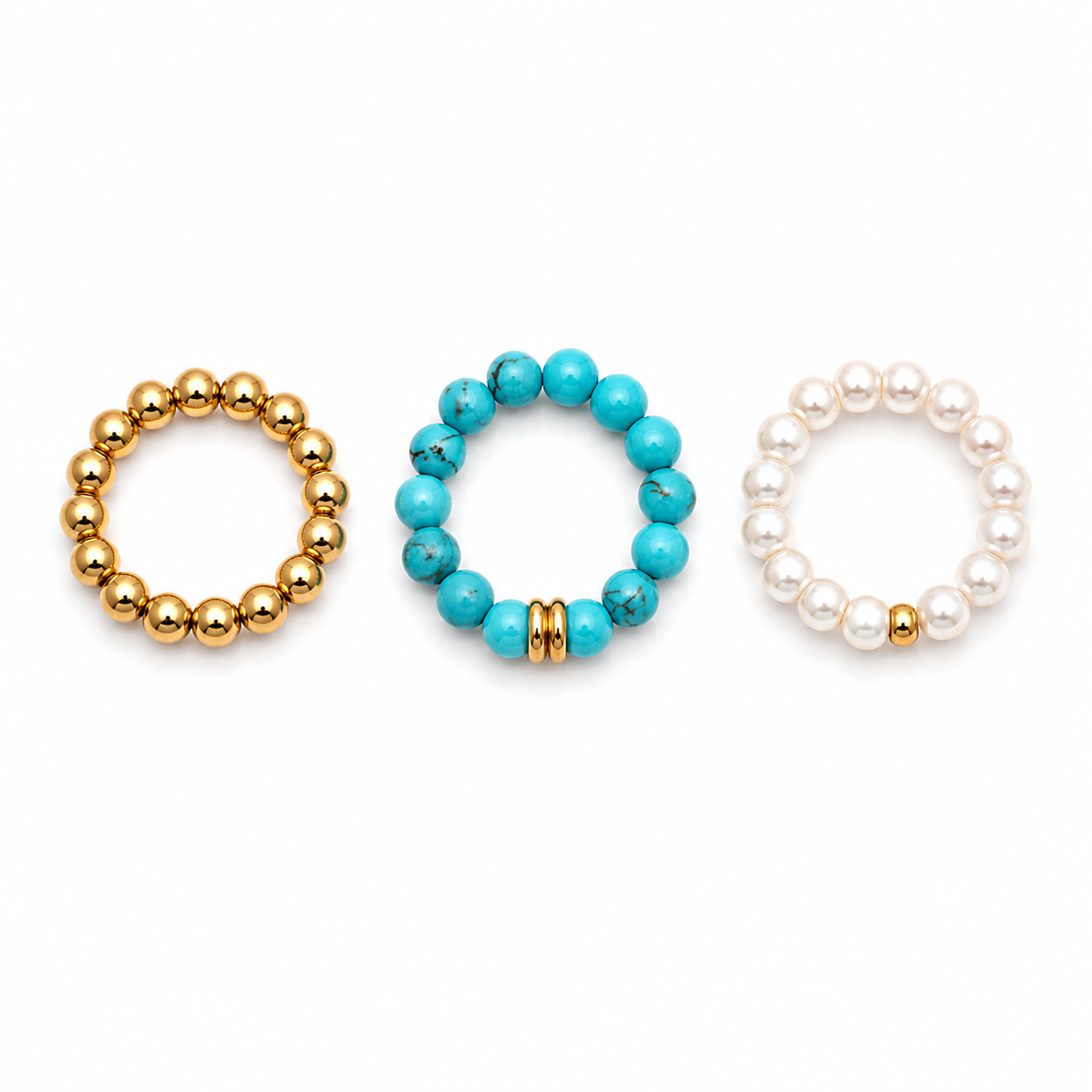 Azure Trio rings