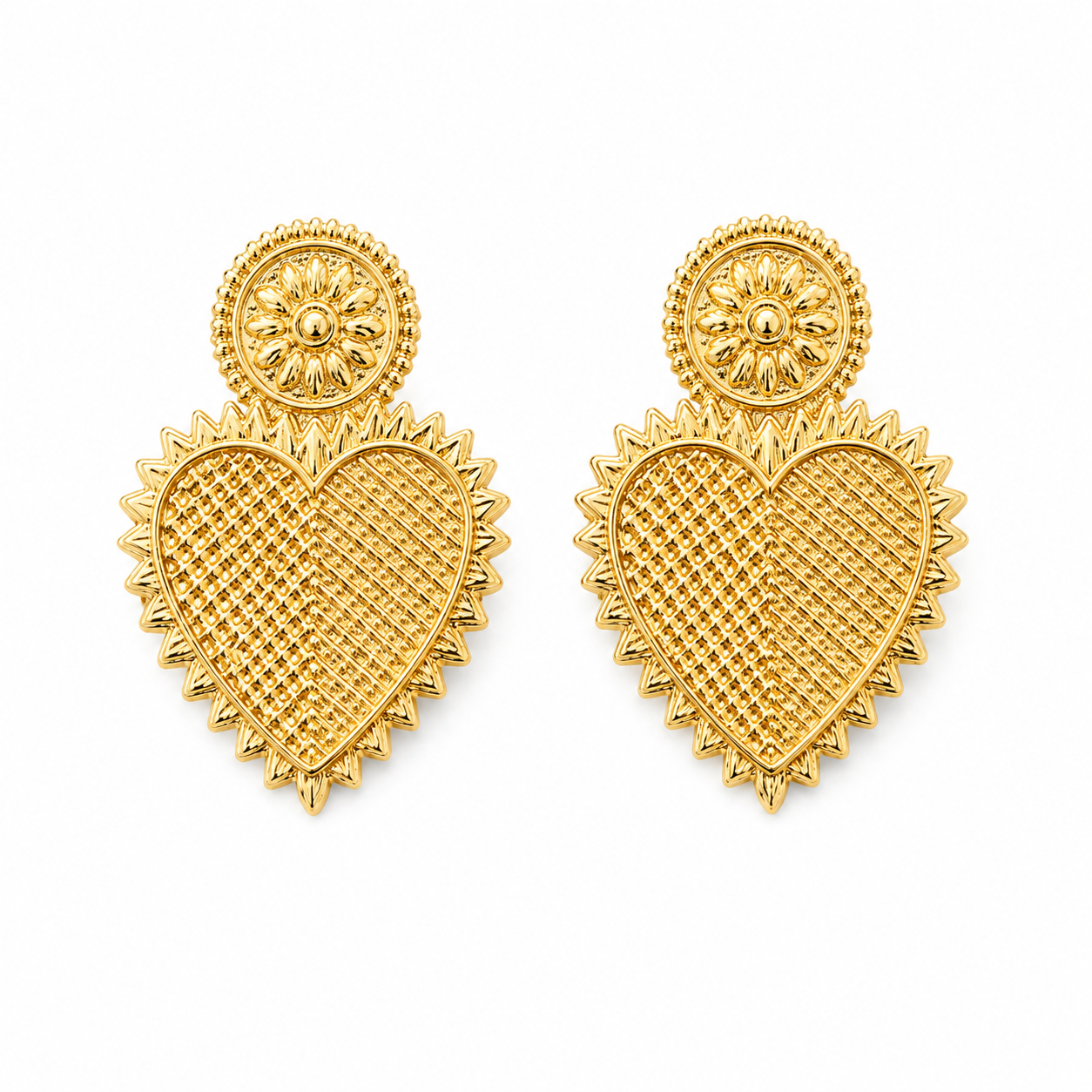 Helia Heart Earrings