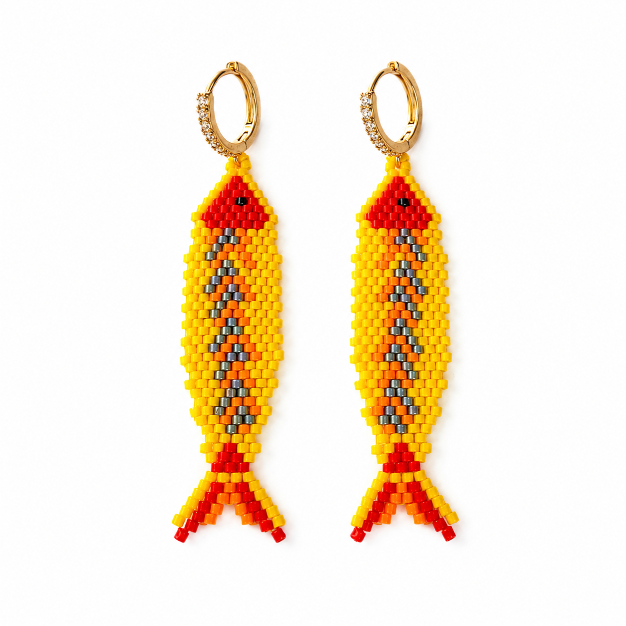 Golden Sardine Earrings