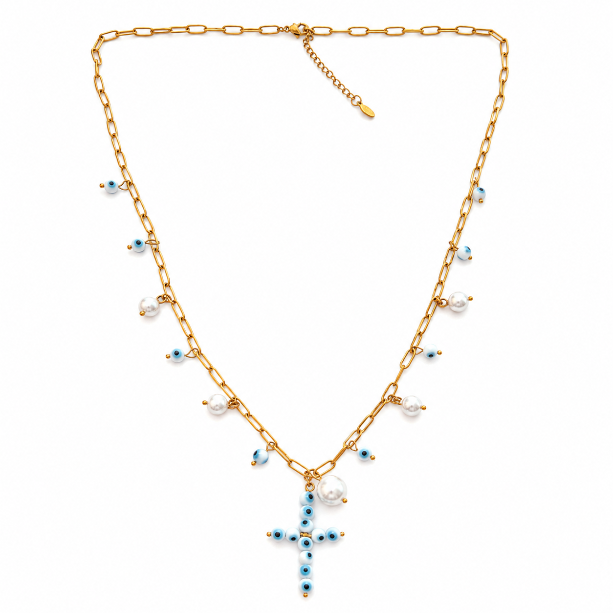 Holy Eye Pearl necklace