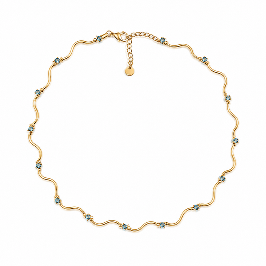 Azzure Wave Necklace
