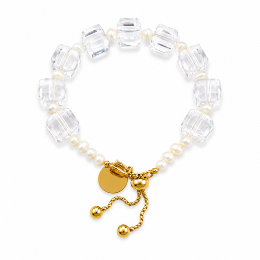 Crystal Pearl Glow Bracelet