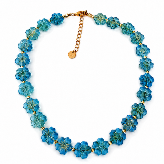 Blue Blossom Necklace