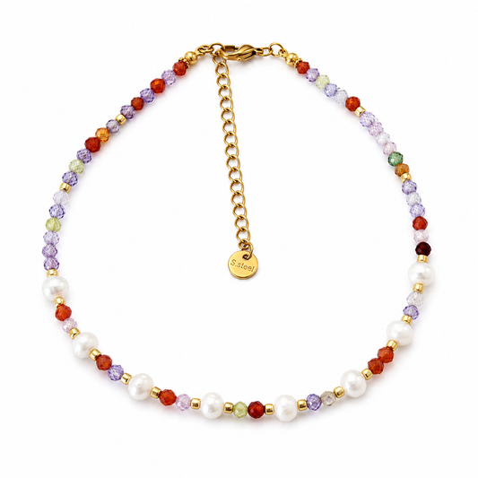 Aurora Pearl Anklet