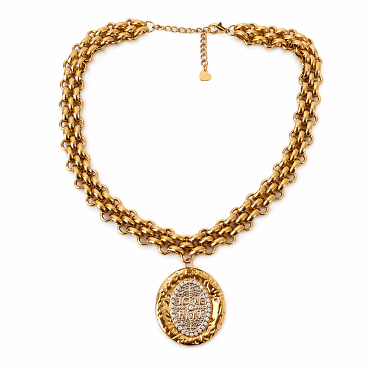 Guardian Luxe Medallion Necklace