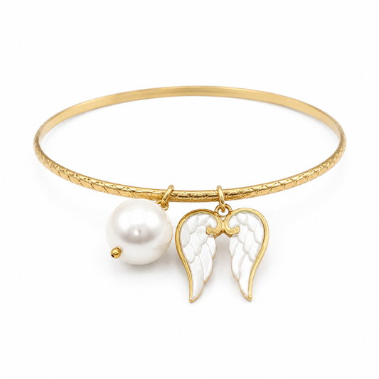 Angel Pearl Bangle