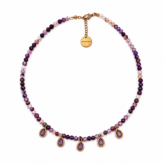 Purple Tears necklace
