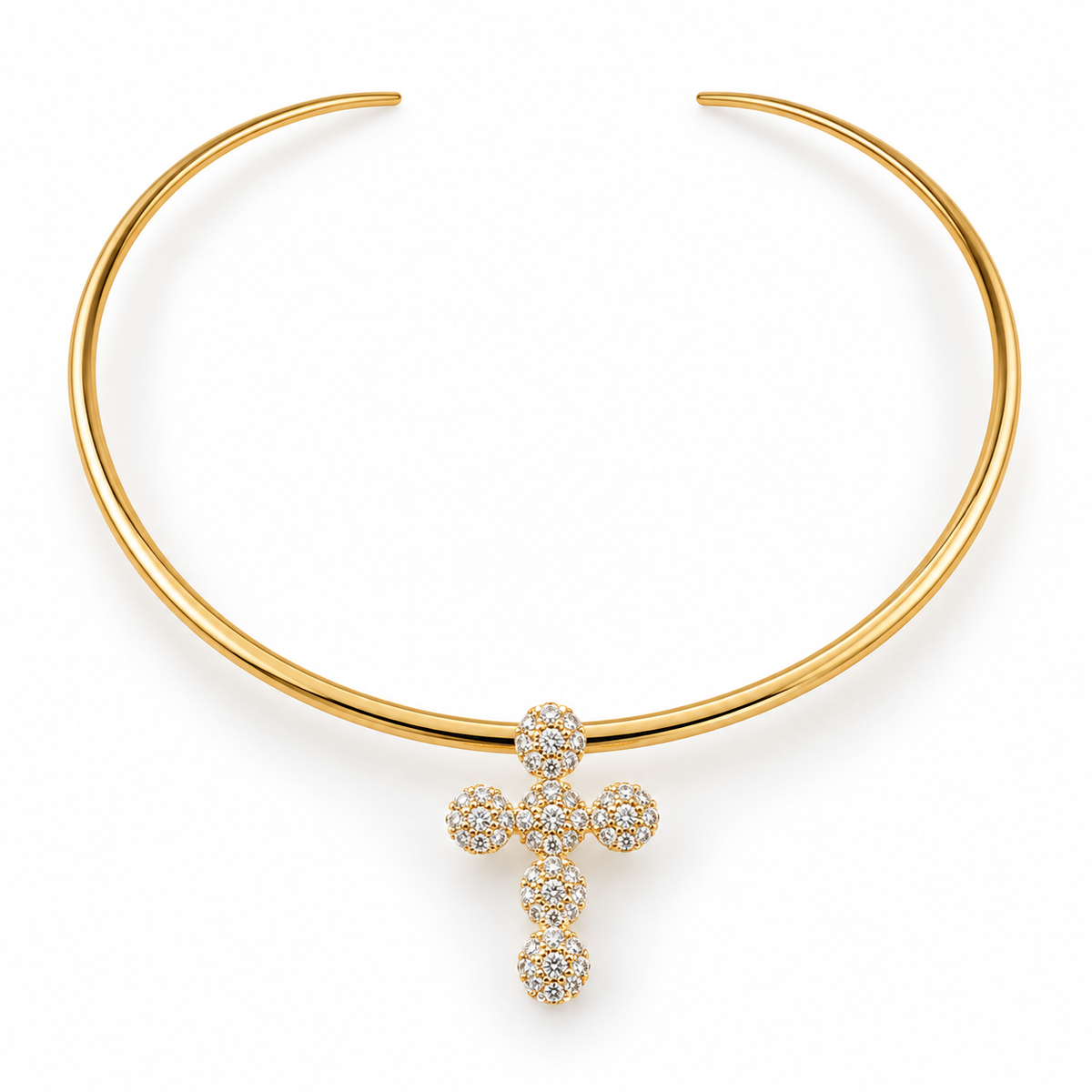 Aurelia Cross Choker