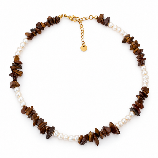 Tiger Pearl Necklace