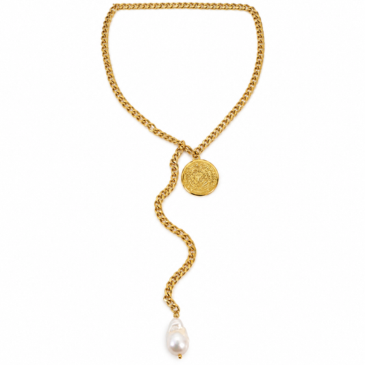 Pearl Lariat necklace