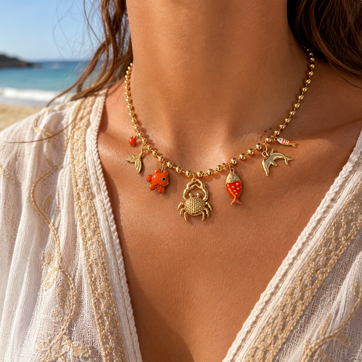 Coralia Necklace