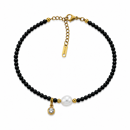 Midnight Pearl Anklet