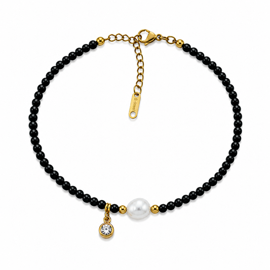 Midnight Pearl Anklet