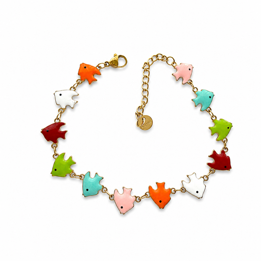 Tropical Fish Charm Bracelet