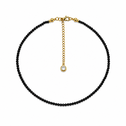 Noir Élégance Anklet