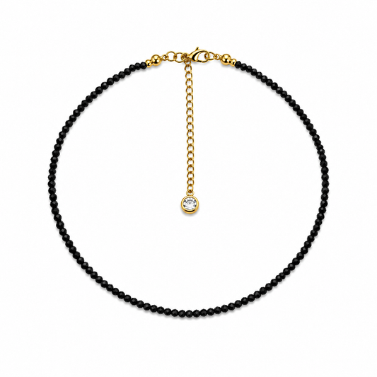 Noir Élégance Anklet