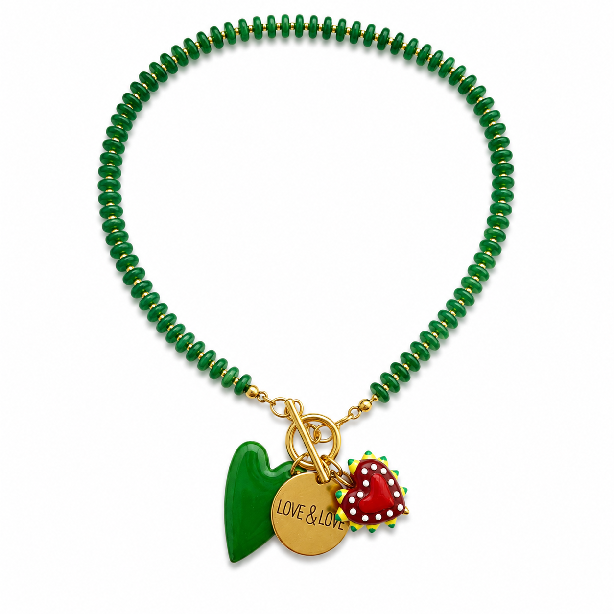 Corazón Verde Necklace