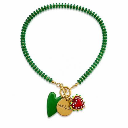 Corazón Verde Necklace