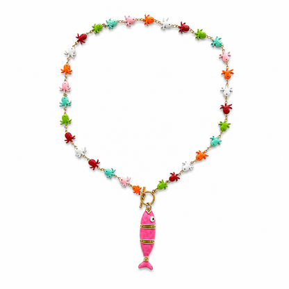 Pink Lagoon necklace
