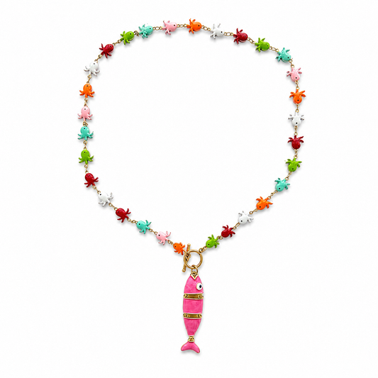 Pink Lagoon necklace