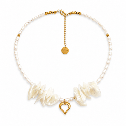 Amour Shell Pearl Necklace