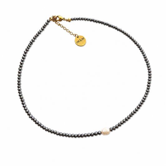 Midnight Pearl Necklace