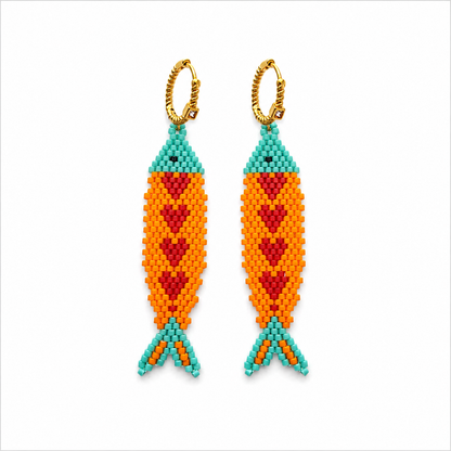 Coral Fish Earrings