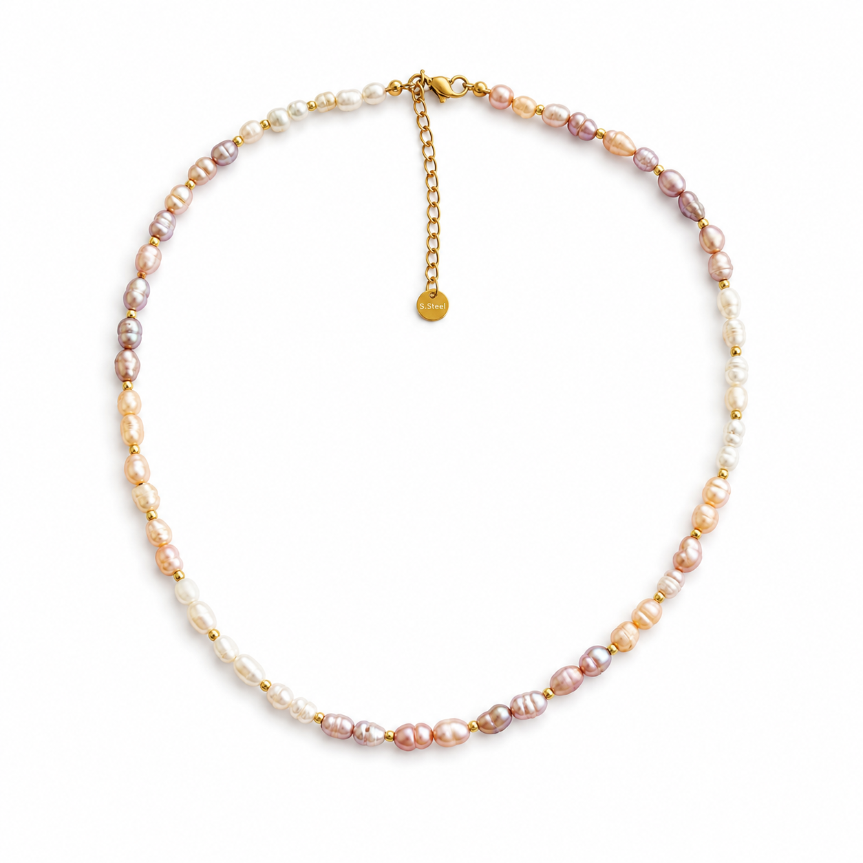 Tricolor Pearl Essence Necklace