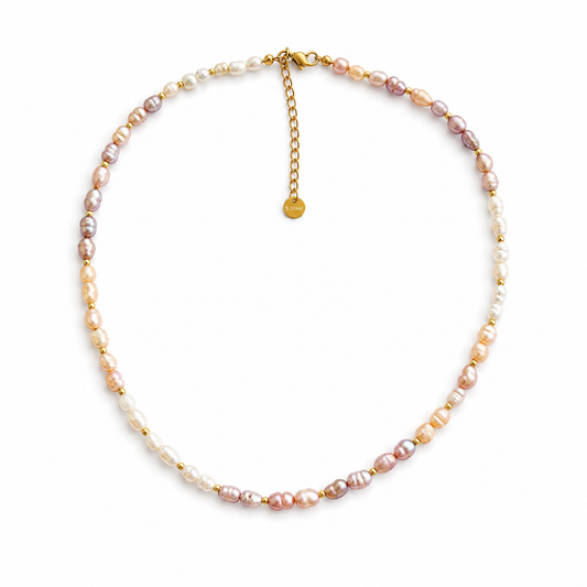 Tricolor Pearl Essence Necklace