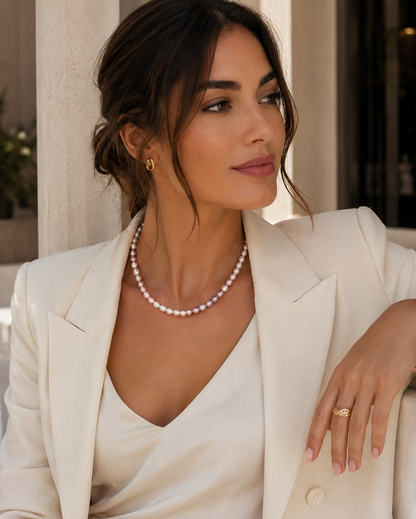 Pastel Pearl Necklace