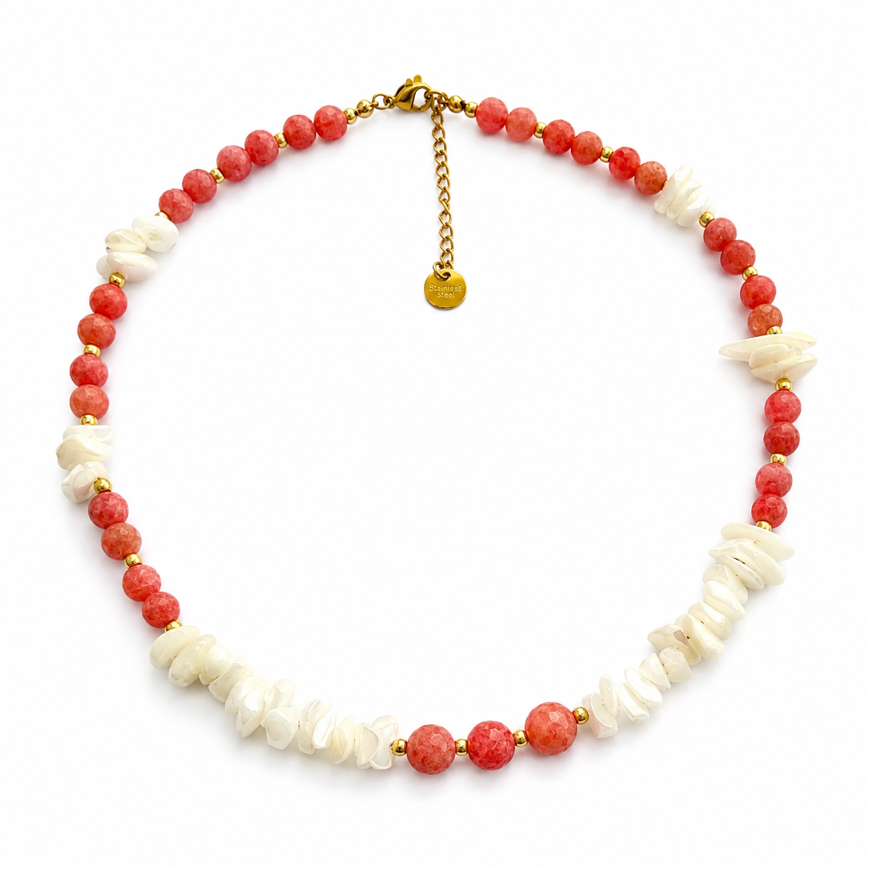 Rosé Pearl Glow Necklace