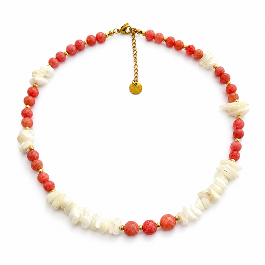 Rosé Pearl Glow Necklace