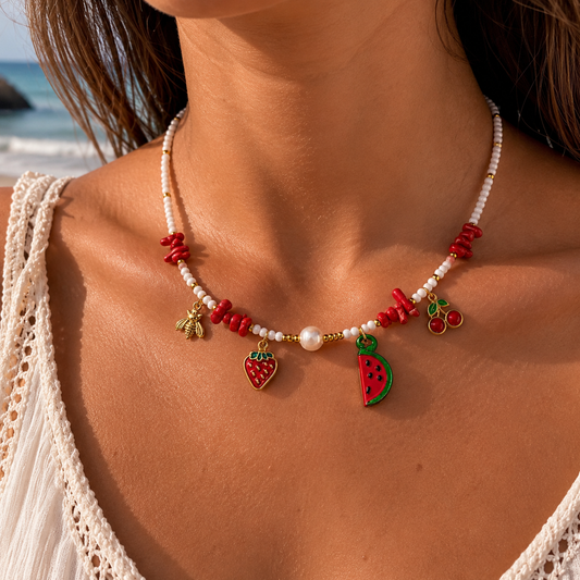 Summer Berry Necklace