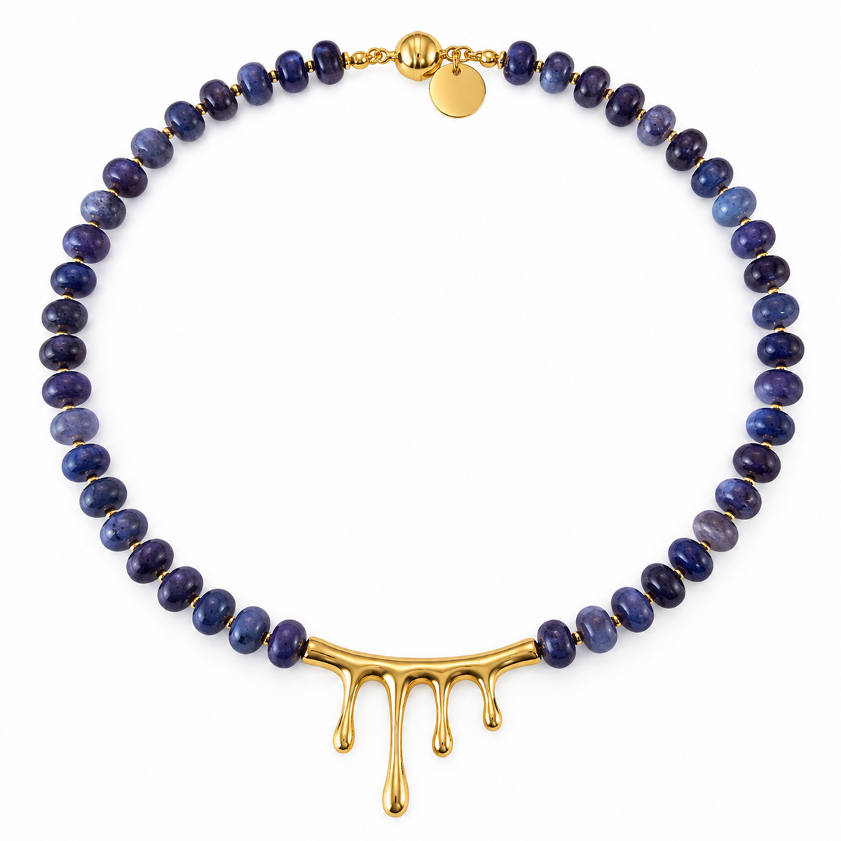 Melted Gold Necklace