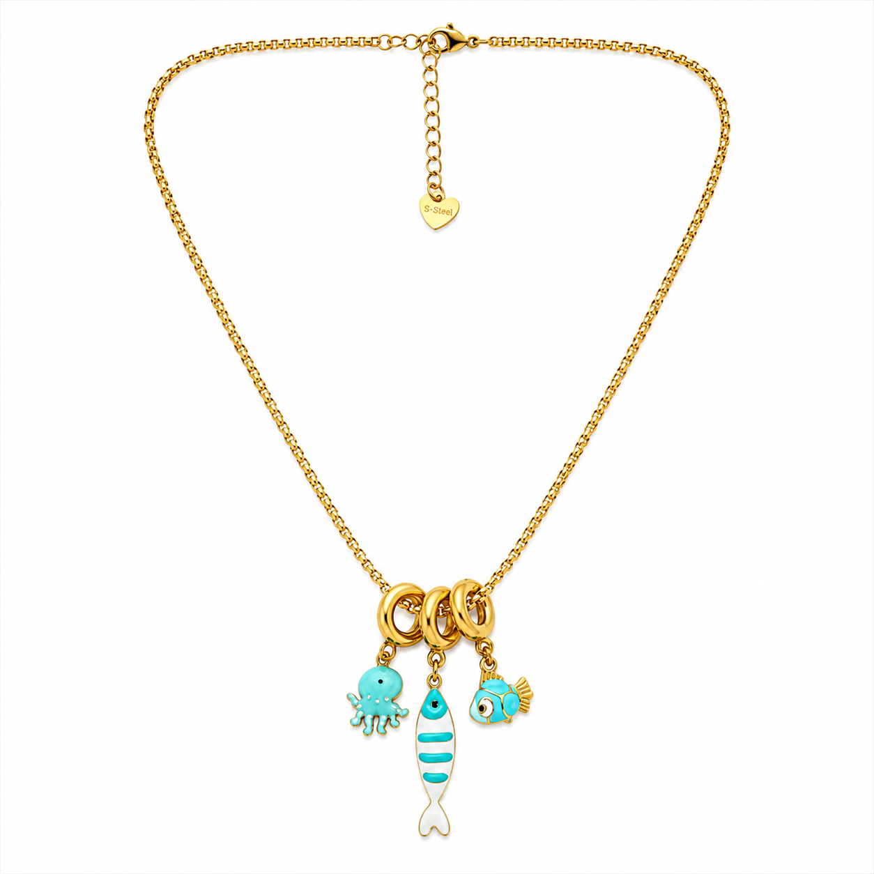 Aqua Tales necklace