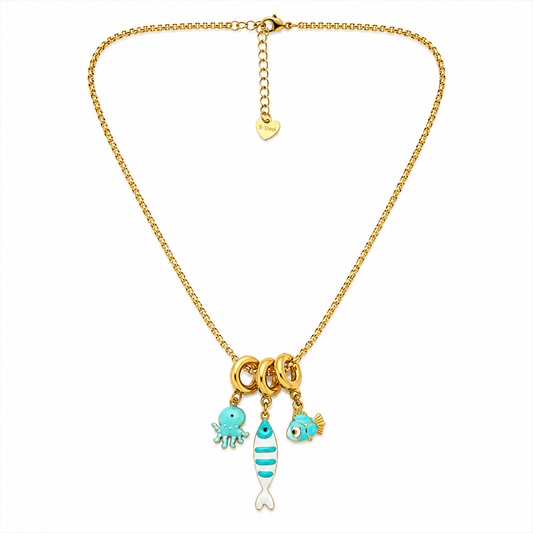 Aqua Tales necklace