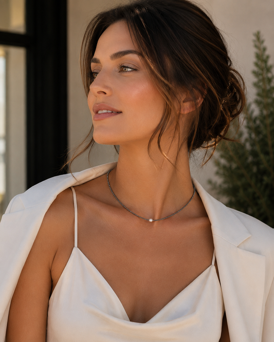Midnight Pearl Necklace