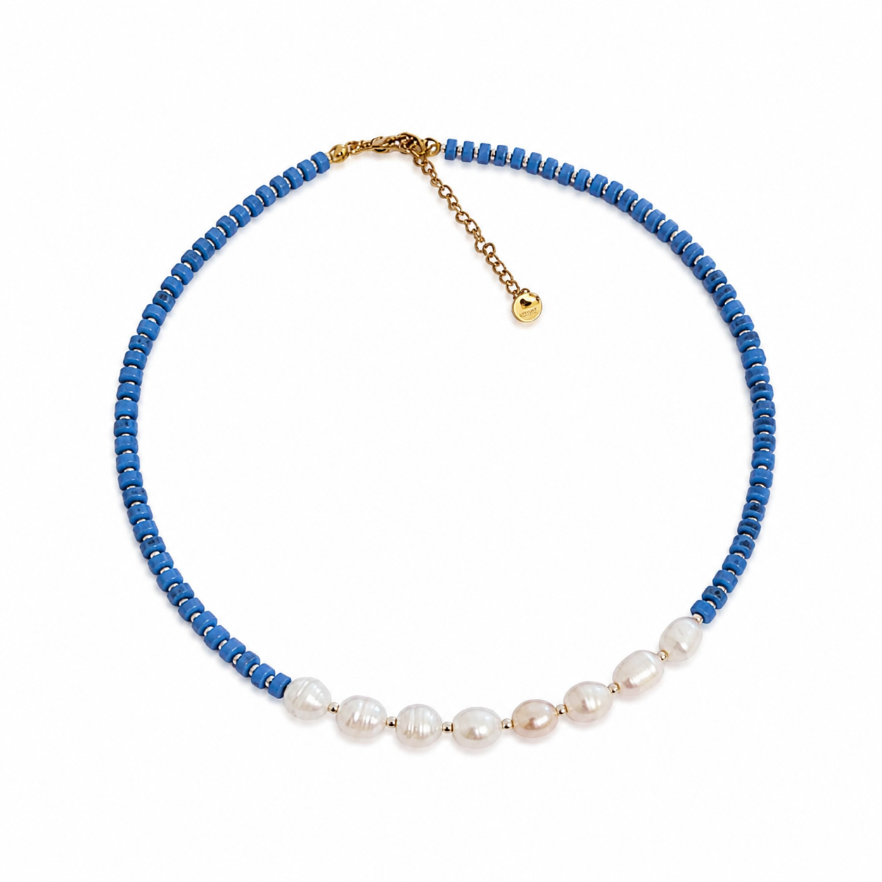 Blue Pearl Mermaid Necklace