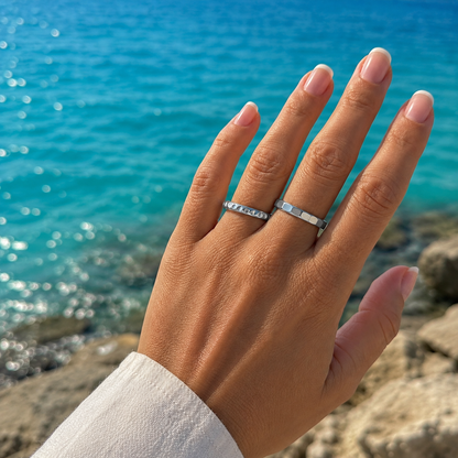 Aurelia silver rings