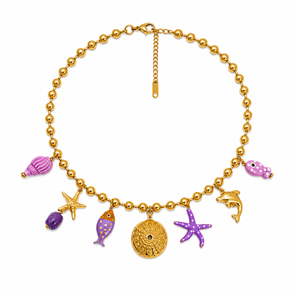 Amethyst Sea Necklace
